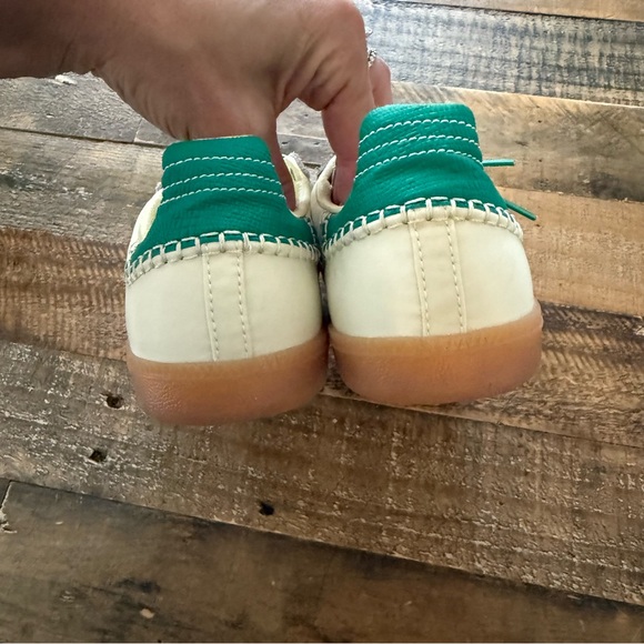 ADIDAS x Wales Bonner Samba Shoes - Green and beige size 7 - Picture 7 of 10